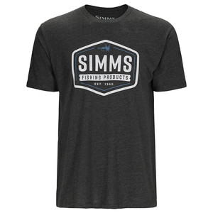 Фото Футболка Simms Fly Patch T-Shirt, Charcoal Heather, XXL