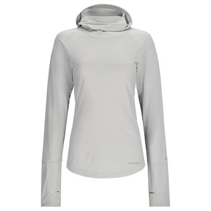 Термофутболка Simms Women's SolarFlex Cooling Hoody, Sterling, L