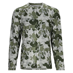 Фото Термофутболка Simms SolarFlex Crew, Regiment Camo Clover, S