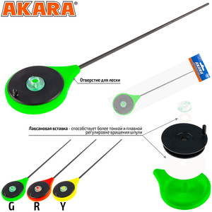 Фото Удочка зимняя Akara Ice Team Sport Green ASIT-G