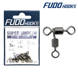 Фото Вертлюг Fudo SCRC34 FCS Rolling Combination Swivel BN 3X4 (4 шт./уп.)