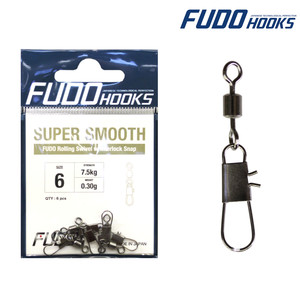 Вертлюг Fudo SCRI06 FCS Rolling Swivel w/int.snap BN №6 (6 шт./уп.)