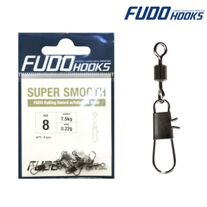 Вертлюг Fudo SCRI08 FCS Rolling Swivel w/int.snap BN №8 (6 шт./уп.)