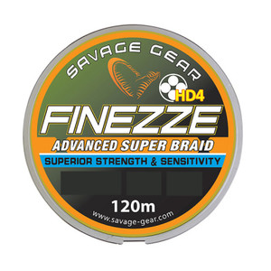 Фото шнур SG Finezze HD4 Braid 120m 0.08mm 4.5kg Grey 46897