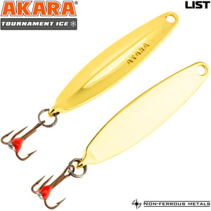 Фото Блесна зимняя Akara Tournament Ice List ATI-LIS-35-GO