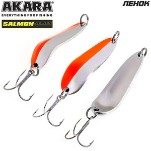 Фото Блесна колебалка Akara Salmon Ленок BL-LN63-15-15-NI