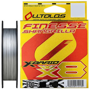 Фото Шнур YGK X-Braid Olltlos PE WX8 Finesse Shangrilla 100m #0.4-10lb