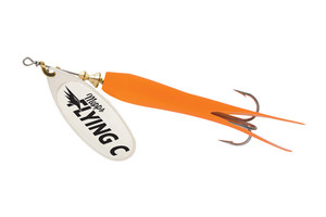 Фото Блесна вращ. Mepps AGLIA FLYING C, 15g №3 SILVER/Orange