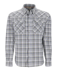 Рубашка Simms Brackett LS Shirt, Sterling Plaid, L