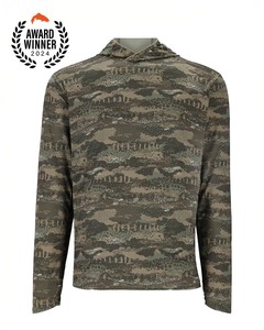 Фото Термофутболка Simms Bugstopper Solarflex Hoody, Shroud Loden, L