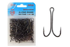 Фото Крючки Saikyo двойн.Long Shank KH-11040 BN №1/0 (100шт)