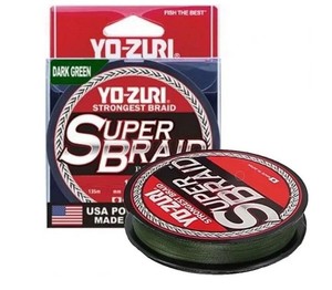 Фото Пл.шн. Yo-Zuri PE Super Braid 135м Dark Green 50Lbs (0,36мм)