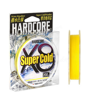Фото Пл.шн. Duel PE Hardcore Super Cold X8 150м Hi-Vis Yellow #2,0 (0,24мм)