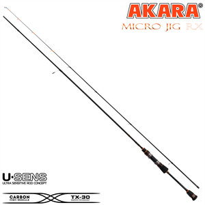 Фото Спиннинг штекерный угольный 2 колена Akara Micro Jig UL AMGUL-210