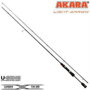 Фото Спиннинг штекерный угольный 2 колена Akara Light Arrow UL ALAUL-195