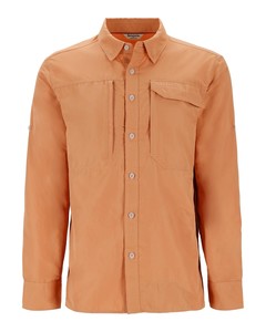 Фото Рубашка Simms Guide Fishing Shirt, Orange Maple, XL