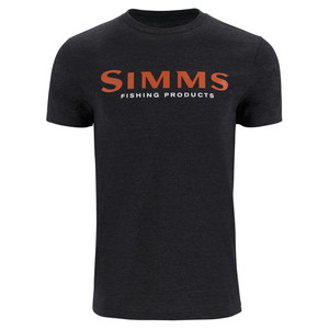 Фото Футболка Simms Logo T-Shirt, Jet Black, M