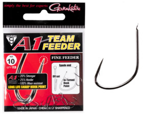 Фото Крючки Gamakatsu A1 Team Feeder HOOKS FINE FEEDER разм. 10 15шт.