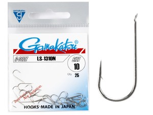 Фото Крючки Gamakatsu LS-1310N HOOKS NICKEL разм. 10 25шт.