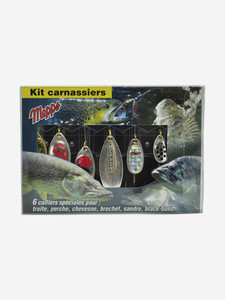 Фото Набор блесен MEPPS Kit Carnassier 2005 (6шт/уп) K6CARNA20056