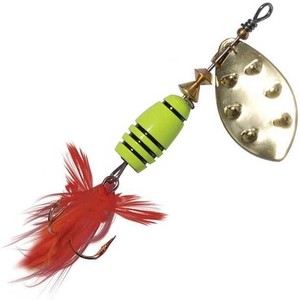 Фото Блесна вращающаяся Extreme Fishing TOTAL OBSESSION 9г 15-FluoYellow/G