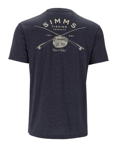 Фото Футболка Simms Classic Tackle T-Shirt, Navy Heather, XXL