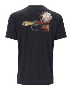 Фото Футболка Simms Let It Fly T-Shirt, Charcoal Heather, M