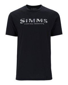Фото Футболка Simms Simms Shroud Fill Logo T-Shirt, Black, L