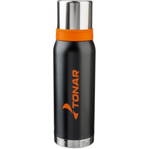 Фото Термос TONAR 1200ML черный (2 крышки-кружки) (HS.TM-040)