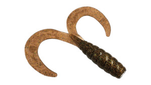 Твистер Big двойной хвост, 26см 75гр, 1шт машинка с блестками