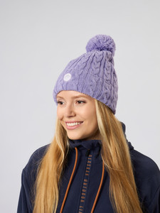 Фото Шапка женская Alaskan Knitted сиреневый
