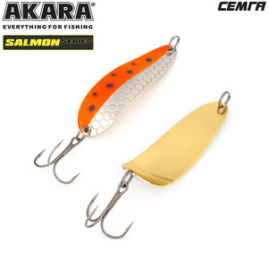 Фото Блесна колебалка Akara Salmon Семга BL-SM80-33-15-NI/GO