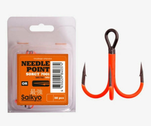 Фото Крючки Saikyo тройн.7001OR № 10 (50шт)