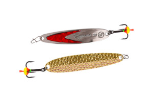 Фото Блесна вертикальная ECOPRO Судачья красн.флекс, 70мм, 15г, GB/SRF