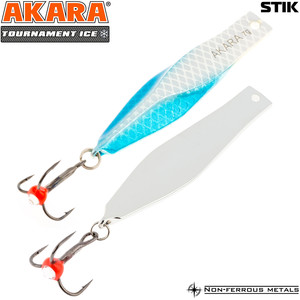 Фото Блесна зимняя Akara Tournament Ice Stik ATI-ST-70-1SIL