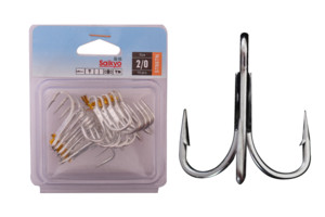 Фото Крючки Saikyo тройн. ST66 № 2/0 (10 шт)