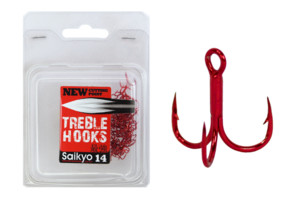 Фото Крючки Saikyo тройн.6063-1X-CP R №14 (50шт)