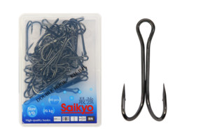 Фото Крючки Saikyo двойн. KH-1145 №1/0 BN (40шт)
