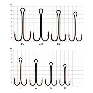 Фото Крючки Saikyo двойн.Long Shank KH-11040 BN № 8 (50шт)