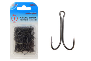 Фото Крючки Saikyo двойн.Long Shank KH-11040 BN № 8 (100шт)