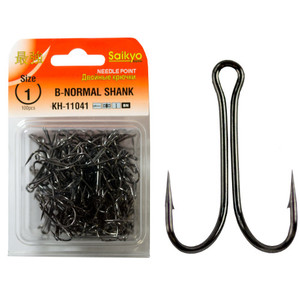 Фото Крючки Saikyo двойн.Normal Shank KH-11041 № 8 BN (100шт)