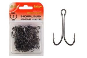 Фото Крючки Saikyo двойн.Normal Shank KH-11041 № 2 BN (100шт)