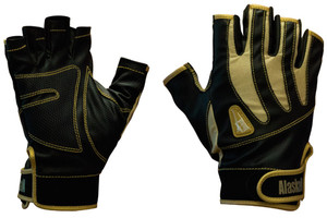 Фото Перчатки спиннингиста Alaskan беспалые BL/Beg L (AGWK-03L)