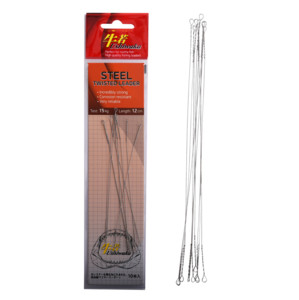 Поводок Ushiwaka Steel Twisted UST1215, 15кг/12см, 10шт