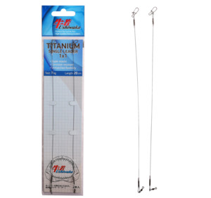 Фото Поводок Ushiwaka Titanium Single UTS12007, 1х1, 7кг/20см, 2шт