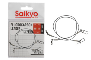 Поводок Saikyo FC Leader SF1511, 11кг/15см, 2шт
