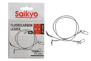 Поводок Saikyo FC Leader SF1508, 8кг/15см, 2шт