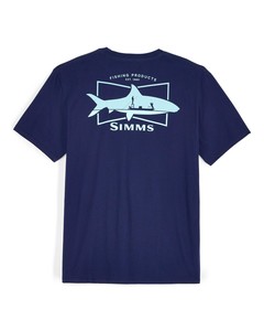 Фото Футболка Simms Salty Sign T-Shirt, Navy, M
