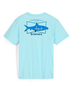 Фото Футболка Simms Salty Sign T-Shirt, Sea Breeze, M