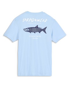 Фото Футболка Simms Tarponwear T-Shirt, Sky Blue, M